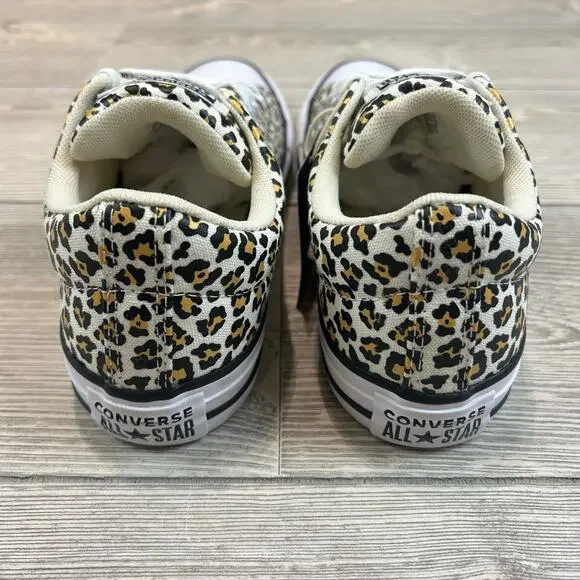 Converse Street Low Top Cheetah Sneakers Women's Size 8 NWT - Picture 5 of 9